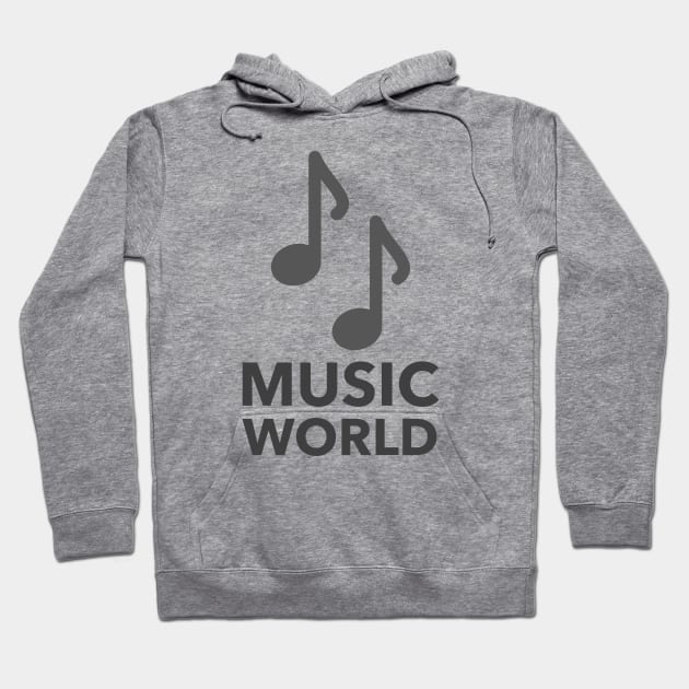 Music World Hoodie by Jitesh Kundra